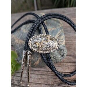 Handcrafted Southwestern Concho  Bolo Tie, Western Wear